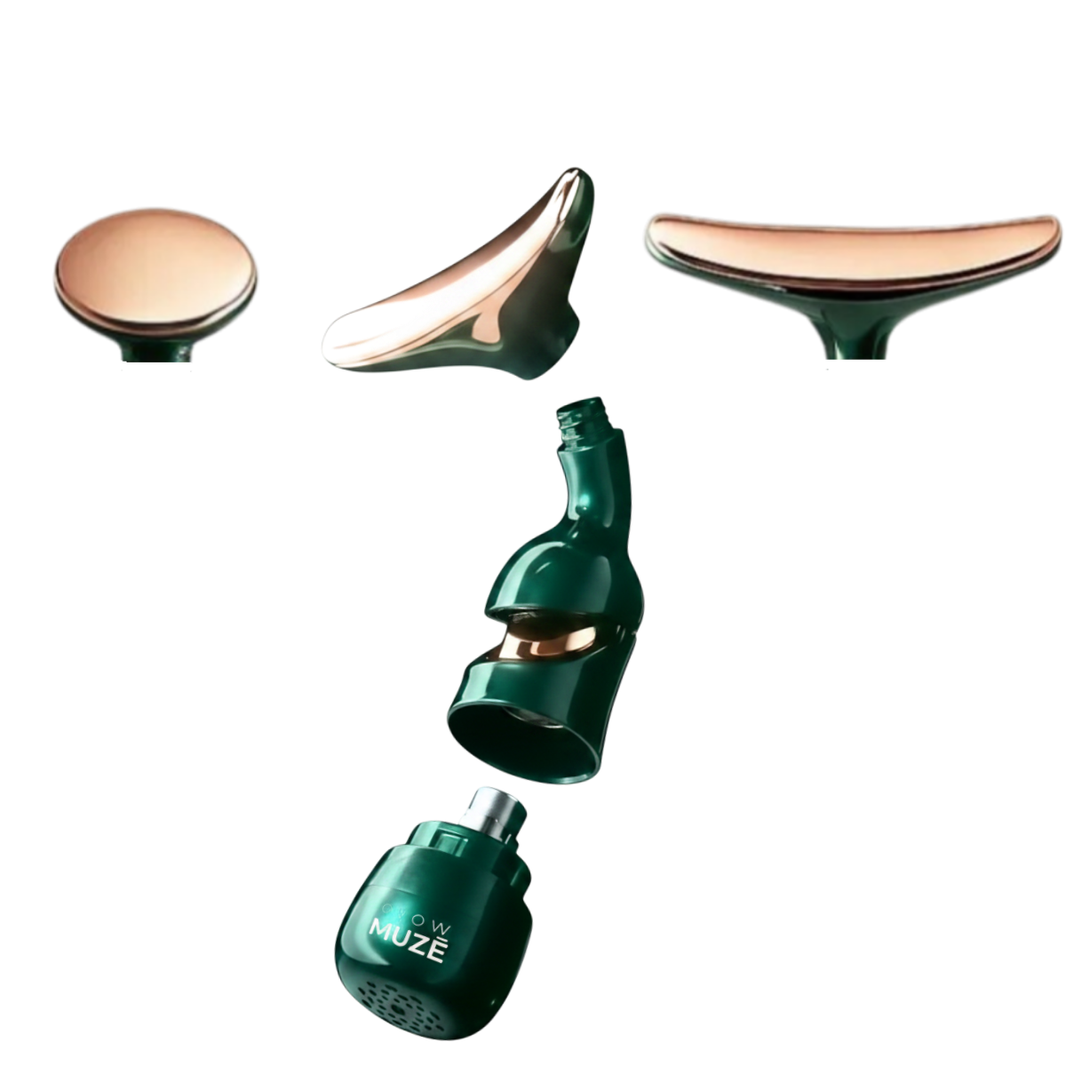 Glow Muzē Trio — kit completo com três cabeças